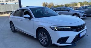 Honda Civic FE1 Uyumlu Yedek Parça 2022 İçin Uyumlu Aero Marşpiyel- Piano Black