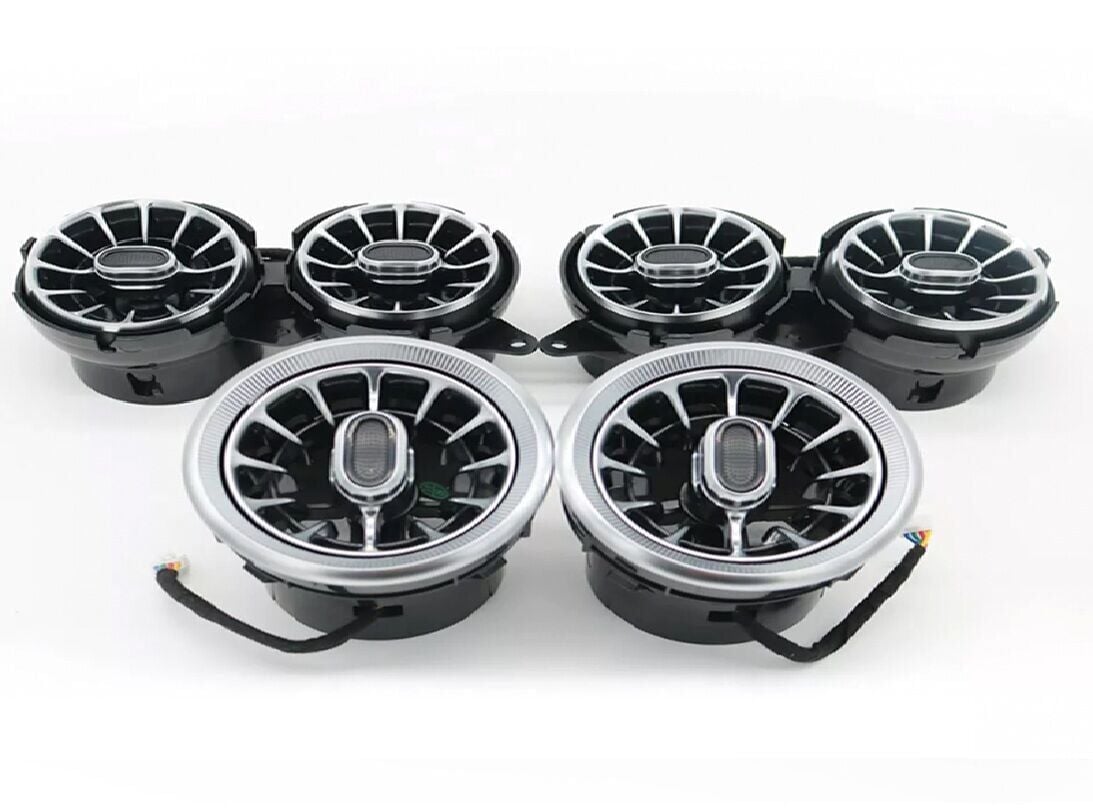 Mercedes E-Class W213 Araç Yılı 2016-2020 Ön Havalandırma Air Vent Işıklı 3 veya 64 Renk ayarlanabilir