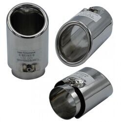 Volkswagen Golf 7 Vidalı DBL Uyumlu Yedek Parça Krom Egzoz Ucu 100-001