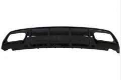 Mercedes W176 16-18 A45 Uyumlu Difüzör & Egzoz Seti (Parlak Siyah) - Siyah Egzoz İle (Amg Paket İçin)