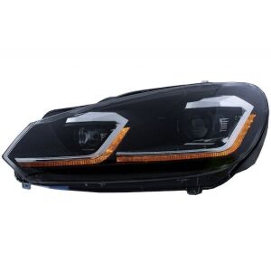Volkswagen Golf 6 Uyumlu Yedek Parça (2008-2013) 7.5 Görünümlü Led Far Seti LAM-T101