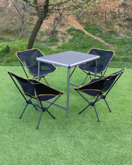 Büyük Mdf + 4 Pratik Sandalye Set NG-N026