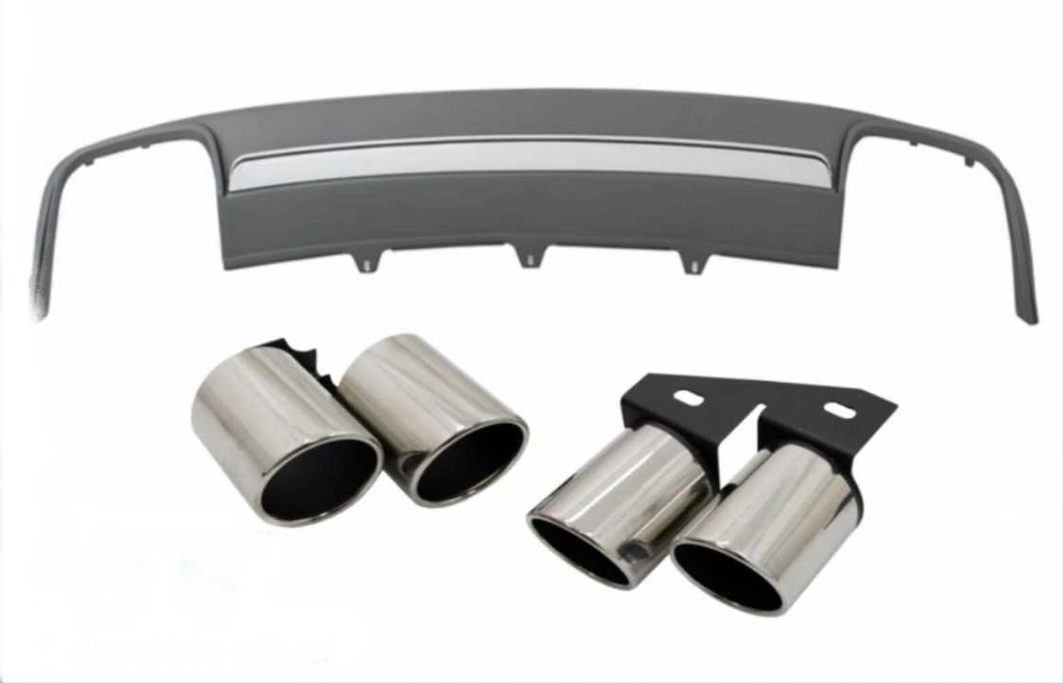 Audi A4 S4 2012-2015 Difüzör ve Egzoz Seti