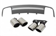 Audi A4 S4 2012-2015 Difüzör ve Egzoz Seti