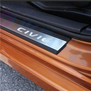 Honda Civic Uyumlu Yedek Parça 2017 Fc5 Kırmızı Işıklı Kapı Eşiği