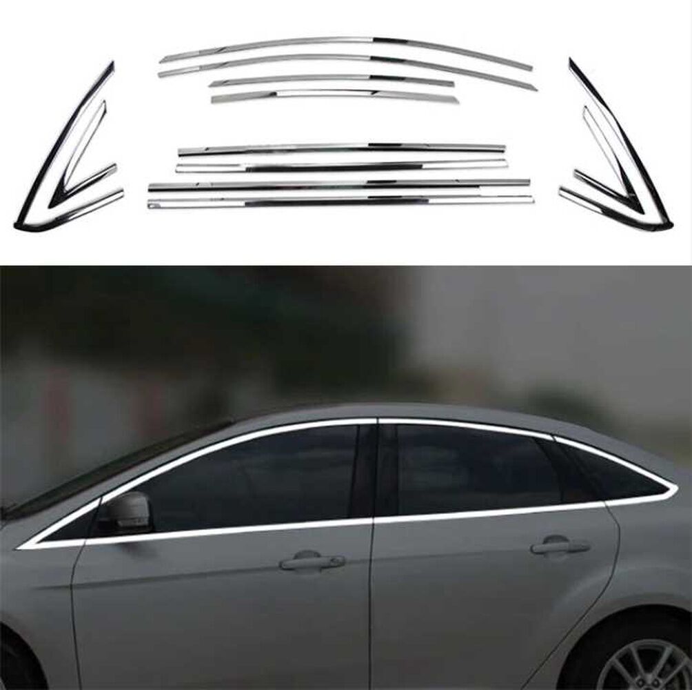 Ford Focus Uyumlu Yedek Parça 2012-2018 Sedan Cam Çıta Nikelajı