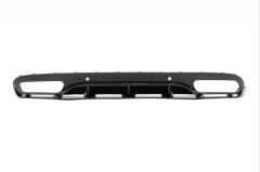 Mercedes W205 C63 Uyumlu Coupe Edition 1 Difüzör & Egzoz Seti Piano Black (AMG)