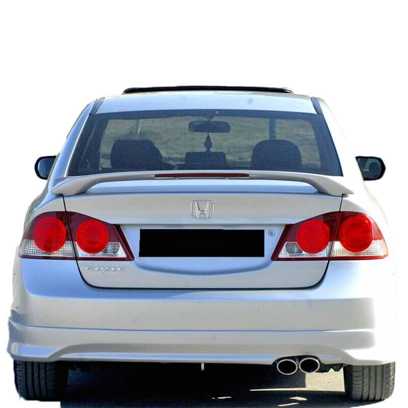 Honda Fd6 Uyumlu Yedek Parça Işıklı Spoiler Boyalı Fiber