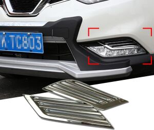 Nissan Qashqai 2015-2019 Uyumlu Yedek Parça Sis Farı Kromu