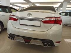 Toyota Corolla 2012-2018 Difüzör 4 Egzoz Siyah/Silver