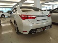 Toyota Corolla 2012-2018 Difüzör 4 Egzoz Siyah/Silver