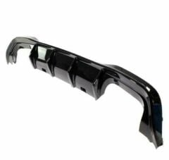 Volkswagen Golf 8 R Difüzör (Piano Black) - 4 Egzoz (Life,Style,İmpression Paket İçin)