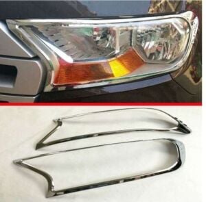 Ford Ranger 2016-2018  Uyumlu Yedek Parça Ön Far Kaplaması Abs Krom