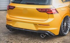 Volkswagen Golf 8 Gti Difüzör (Piano Black) - Çift Egzoz (Life,Style,İmpression Paket İçin)