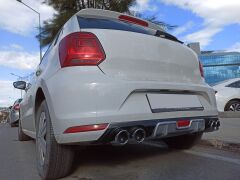 Volkswagen Mk5 Polo 2014-2017 Reflektörlü Silver Difüzör