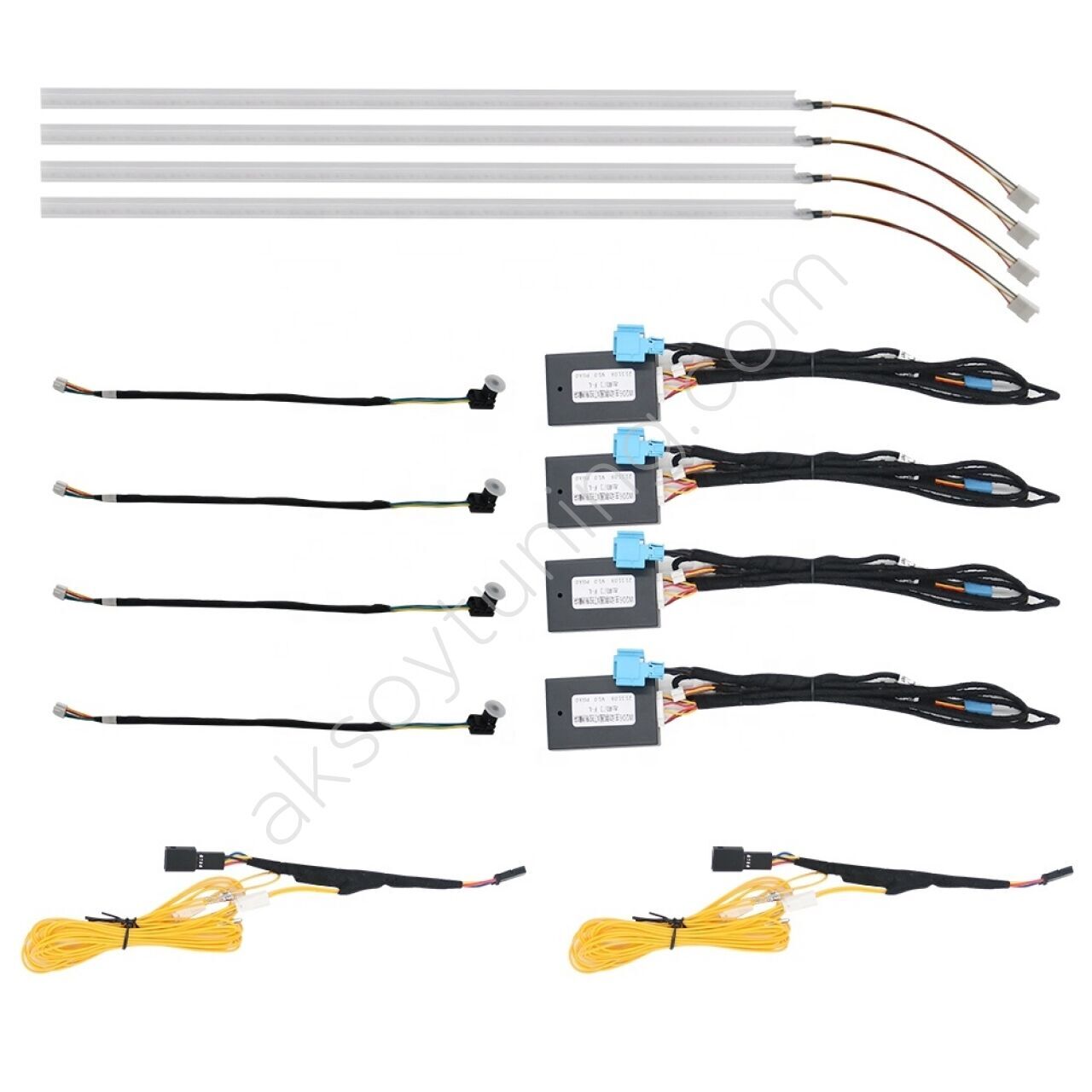 C-Class W206 Araç Yılı 2022+ İç Ambiyas 64 Renk Orijinal trimleri ve Led Yürüyebilen