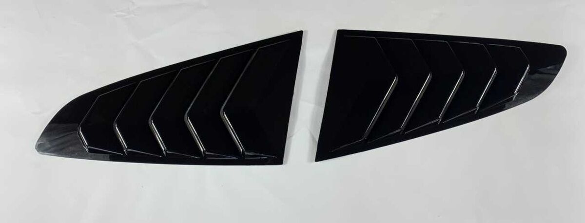 Ford Mustang  Uyumlu Yedek Parça  2015-2020 Kelebek Cam Kaplama - Piano Black