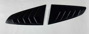 Ford Mustang  Uyumlu Yedek Parça  2015-2020 Kelebek Cam Kaplama - Piano Black