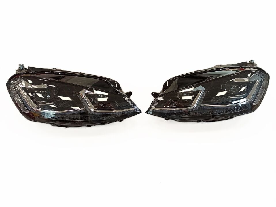 Volkswagen Golf 7 MK7 2012-2018 J Led Far Silver