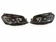 Volkswagen Golf 7 MK7 2012-2018 J Led Far Silver