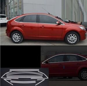 Ford Focus  Uyumlu Yedek Parça Hatchback 2005-2010 Cam Çıtası Krom