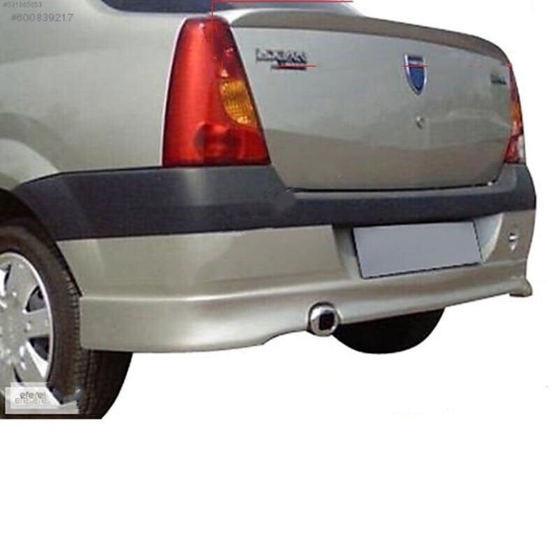 Dacia Logan Uyumlu Yedek Parça Anatomik Spoiler Boyalı