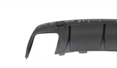 Mercedes Uyumlu W117 CLA İçin CLA 45 Görünüm 13-15 Difüzör ve Egzoz Seti Gümüş (Silver) Egzoz İle