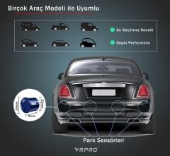 Led Ekranlı Ses İkazlı Park Sensörü Siyah Lens