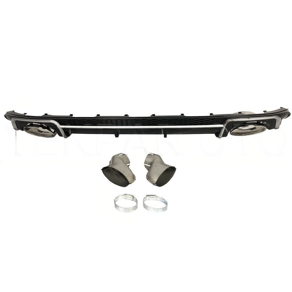 Audi A3 RS3 HB 2013-2016 Difüzör ve Egzoz Ucu