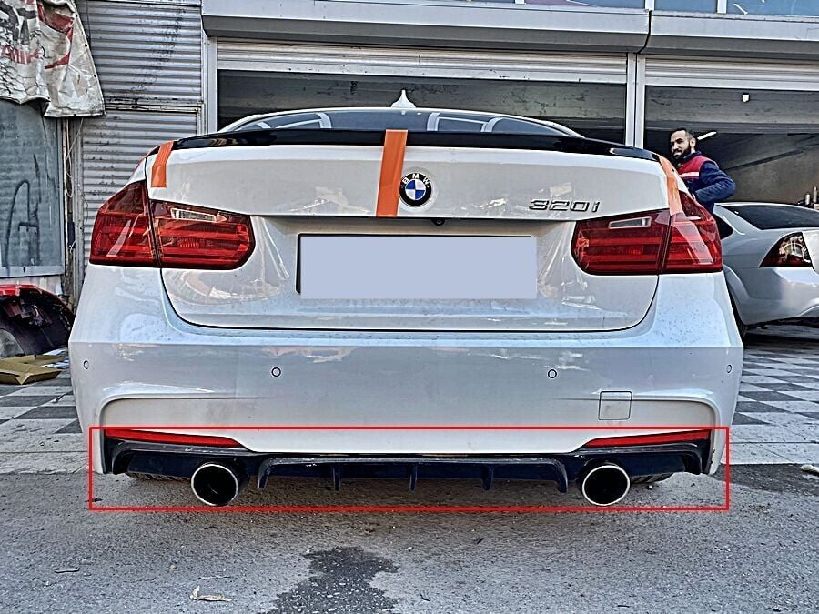 Bmw F80 Uyumlu Yedek Parça Arka Tampon Difüzör
