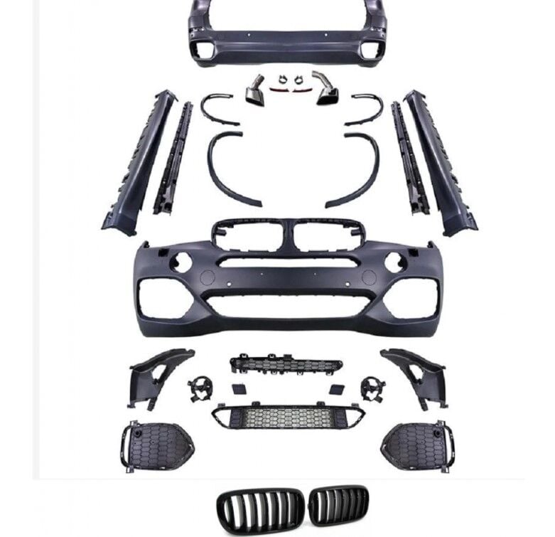 Bmw X5 Serisi İçin Uyumlu 2013-2017 Full Set M-Tech Body Kit