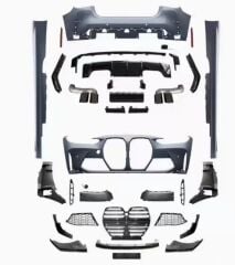 Bmw 4 Serisi G22 M4 Body Kit (Ön Arka Tampon Marşpiyel Panjur - Egzoz Set) 2 Kapı