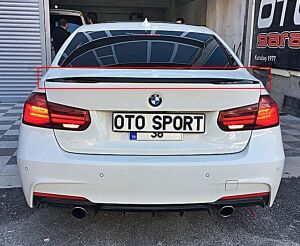 Bmw F30 Uyumlu Yedek Parça M Spoiler