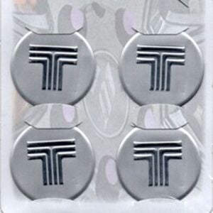 OzTofaş Uyumlu Yedek Parça Gri Alüminyum Yapıştırma Jant Göbeği 4Lü 60mm