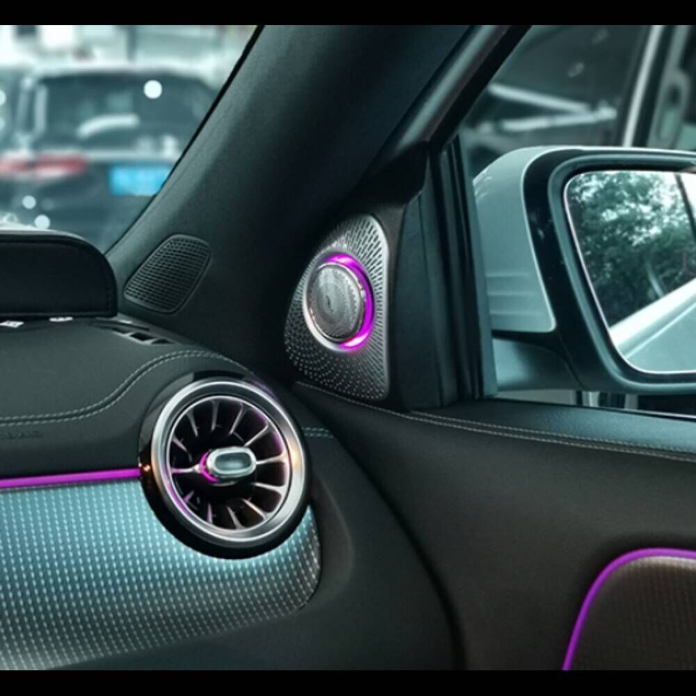 Mercedes GLA Serisi W247 (2016-2017) Uyumlu Yedek Parça 3D Döner 64 Renk Işıklı Tweeter
