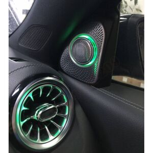 Mercedes GLA Serisi W247 (2016-2017) Uyumlu Yedek Parça 3D Döner 64 Renk Işıklı Tweeter