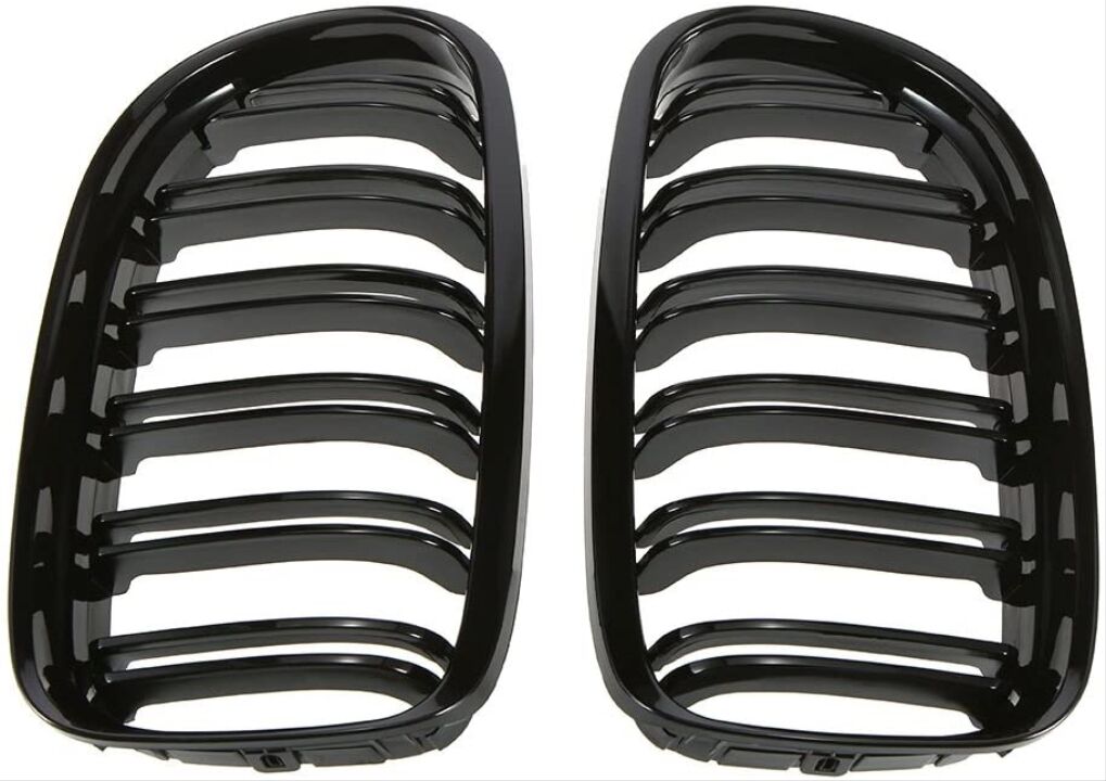 Bmw E90 2005-2007 M3 Çift Çizgi Böbrek - Piano Siyah