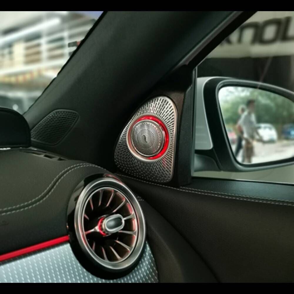 Mercedes GLB Serisi X247 2021+ Uyumlu Yedek Parça 3D Döner 3 veya 64 Renk Işıklı Tweeter