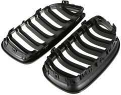 Bmw E90 2008-2011 M3 Çift Çizgi Böbrek - Piano Siyah