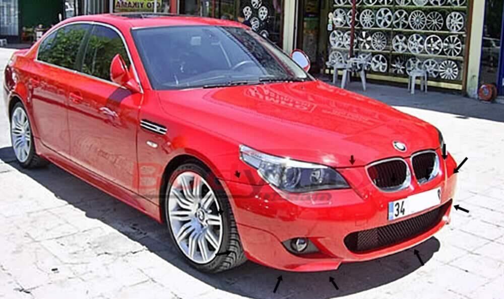 Bmw E60 Uyumlu Yedek Parça M Ön Tampon Ve Sis Kapakları