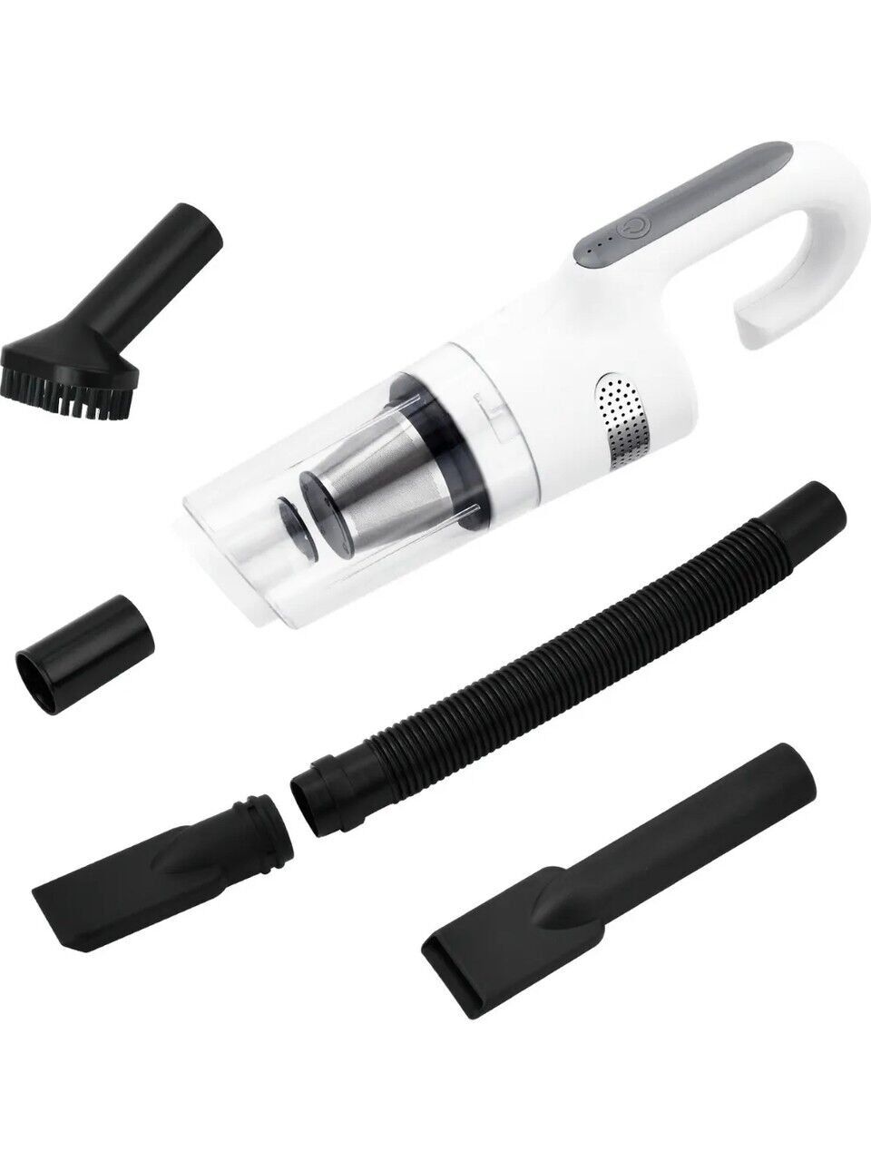 TecnoPoint Kablosuz Araç Içi Süpürge – 80W, Güçlü Emiş, Type-C Şarjlı, Ultra Sessiz, Hafif Tasarım