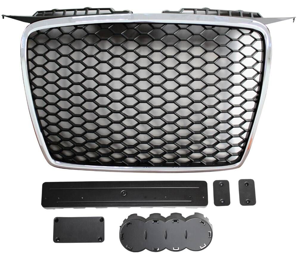 Audi A3 RS3 2004-2008 Kromlu Siyah Panjur