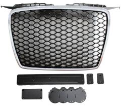 Audi A3 RS3 2004-2008 Kromlu Siyah Panjur