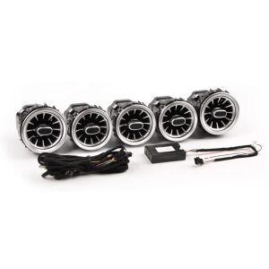 Mercedes C W205 2014+ / GLC W253 2015+ Uyumlu Yedek Parça Işıklı Ön Havalandırma ( 3 Renk )