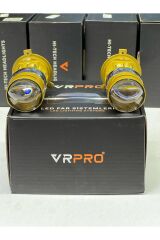 VRPRO H4 Lens Mercek Yüksek Işık Şimşek Etkili 12v Uyumlu 15000 Lümen 40W