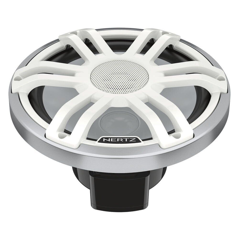 Hertz HMX-8S-LD-SW Marine 20cm. Beyaz Ledli Koaksiyal Hoparlör