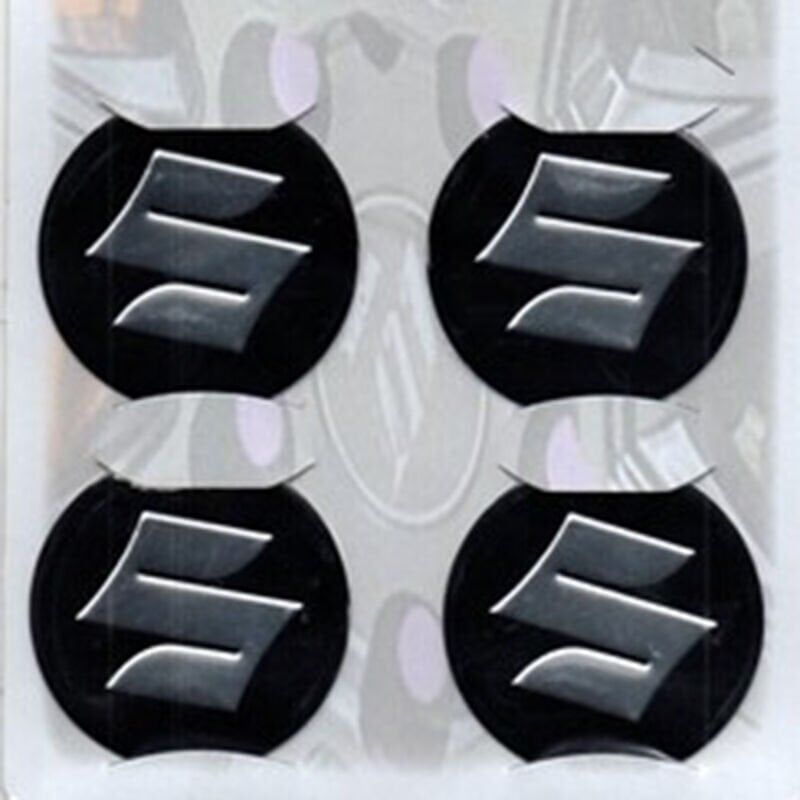 Suzuki Uyumlu Yedek Parça Siyah Alüminyum Yapıştırma Jant Göbeği 4Lü 60mm