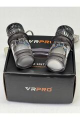 VRPRO H4 Grand Lens Mercek Yüksek Işık Şimşek Etkili 12v Uyumlu 15000 Lümen 40W