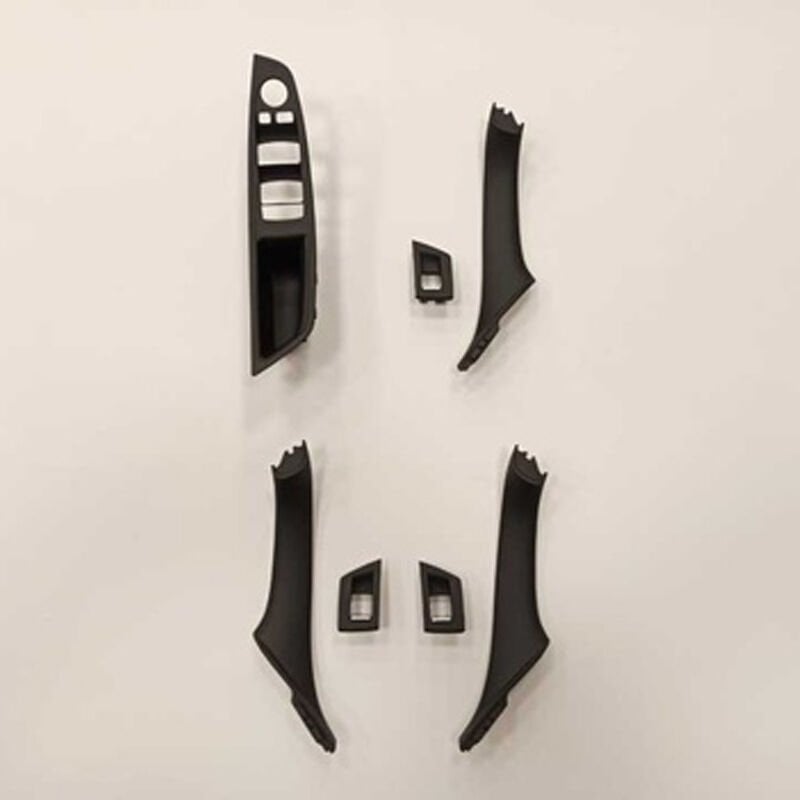 Bmw 5 Serisi F10 2010-2016 Kapı Kolçak Kaplama Siyah