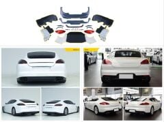 Porsche Panemera 2011-2013 İçin Uyumlu Arka Tampon+Stop Facelift